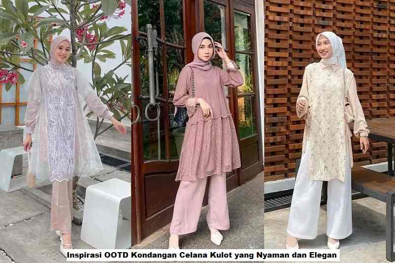 Inspirasi OOTD Kondangan Celana Kulot yang Nyaman dan Elegan